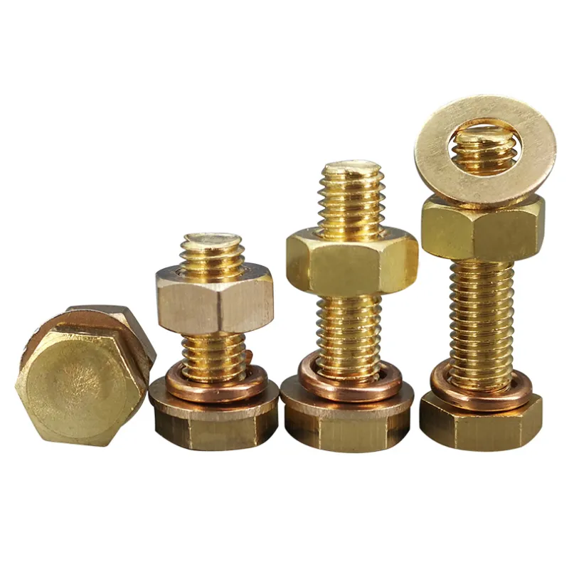 1/4 Brass Copper Plated Corby Tower Bolt Connector