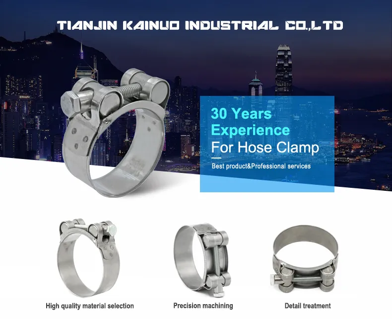 80-85mm Bandwidth T-Bolt Hose Unitary Clamps Semisteel Adjustable Heavy Duty Tube Ear Clamp for Automotive