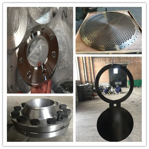 ASTM B16.5 Weld Neck Titanium Gr2, Gr5, Gr7, Gr9, Gr12, B381 B363 Titanium Pipe Flanges