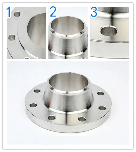 ASTM B16.5 Weld Neck Titanium Gr2, Gr5, Gr7, Gr9, Gr12, B381 B363 Titanium Pipe Flanges