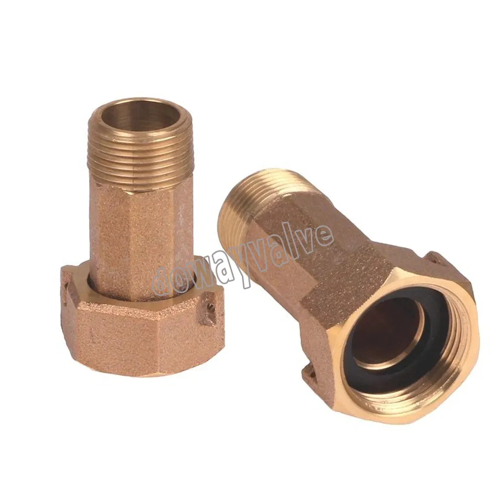 China Factory OEM High Quality Dzr Brass Forged Water Meter Fitting