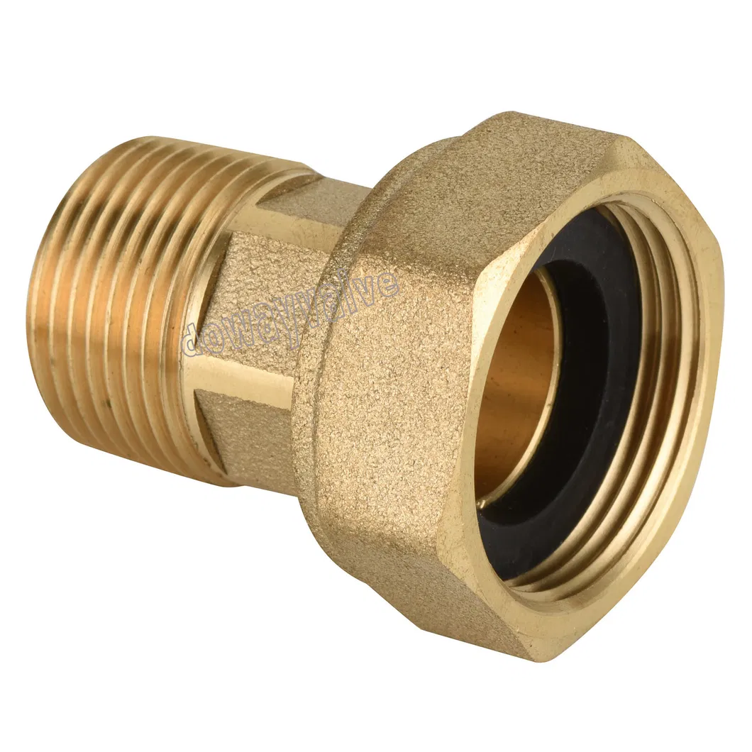 China Factory OEM High Quality Dzr Brass Forged Water Meter Fitting