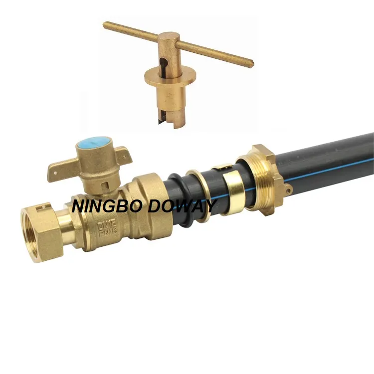 China Factory OEM High Quality Dzr Brass Forged Water Meter Fitting