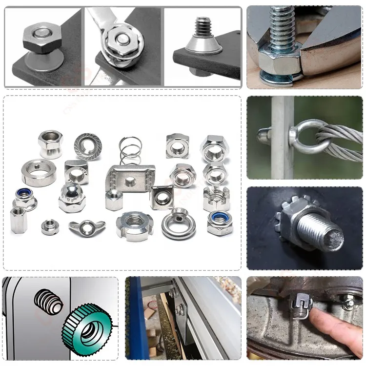 China Manufacturer High Strength Hexagon Nuts DIN934