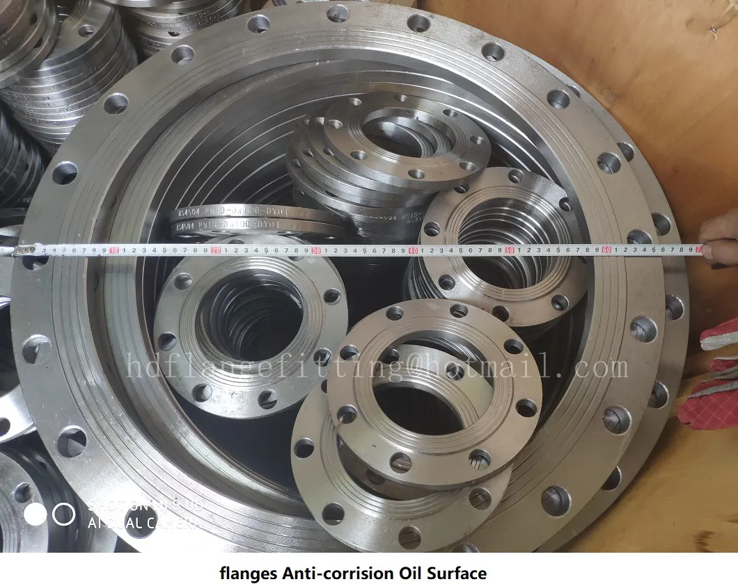 Class 150 /300/600 Black and Yellow Steel Flange 150lbs 300lbs 600lbs 1/2inch-24inch 10mm/12mm Thickness Flange