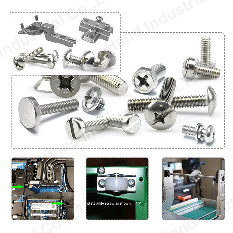 DIN 7985 Pan Head Cross Head Machine Screws