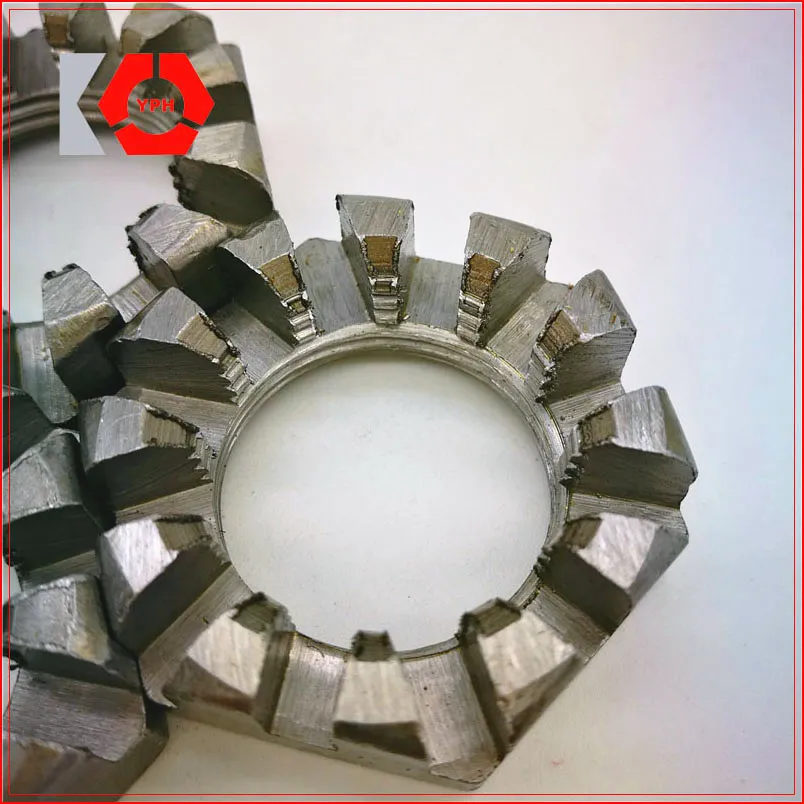 DIN 935/DIN 937 Grade a and B Hexagon Carbon Steel Slotted Castle Nuts