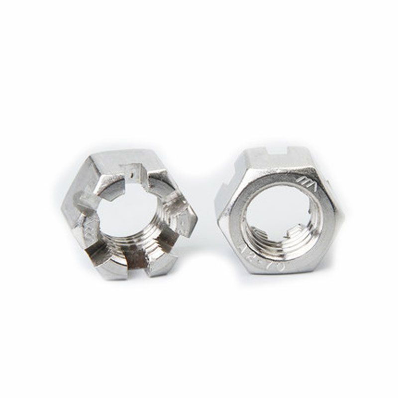 DIN 935 Stainless Steel 304 Slotted Hex Castle Nut