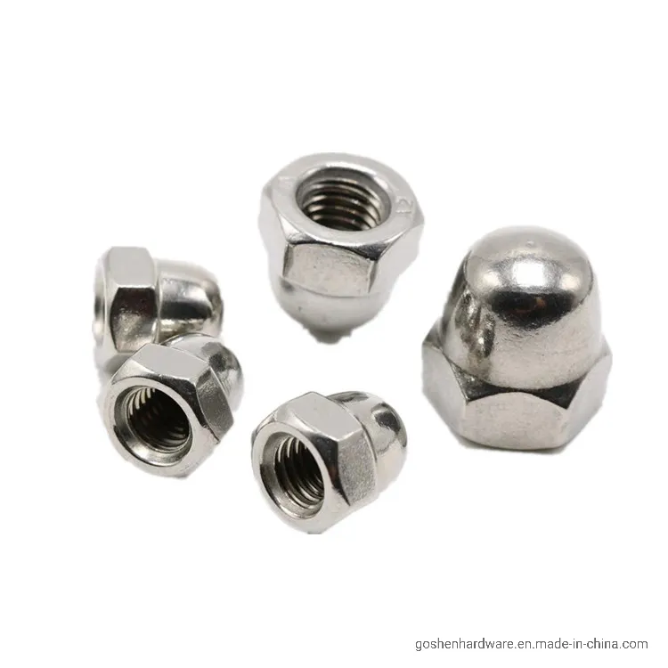 DIN1587 Stainless Steel Hexagon Cap Nuts