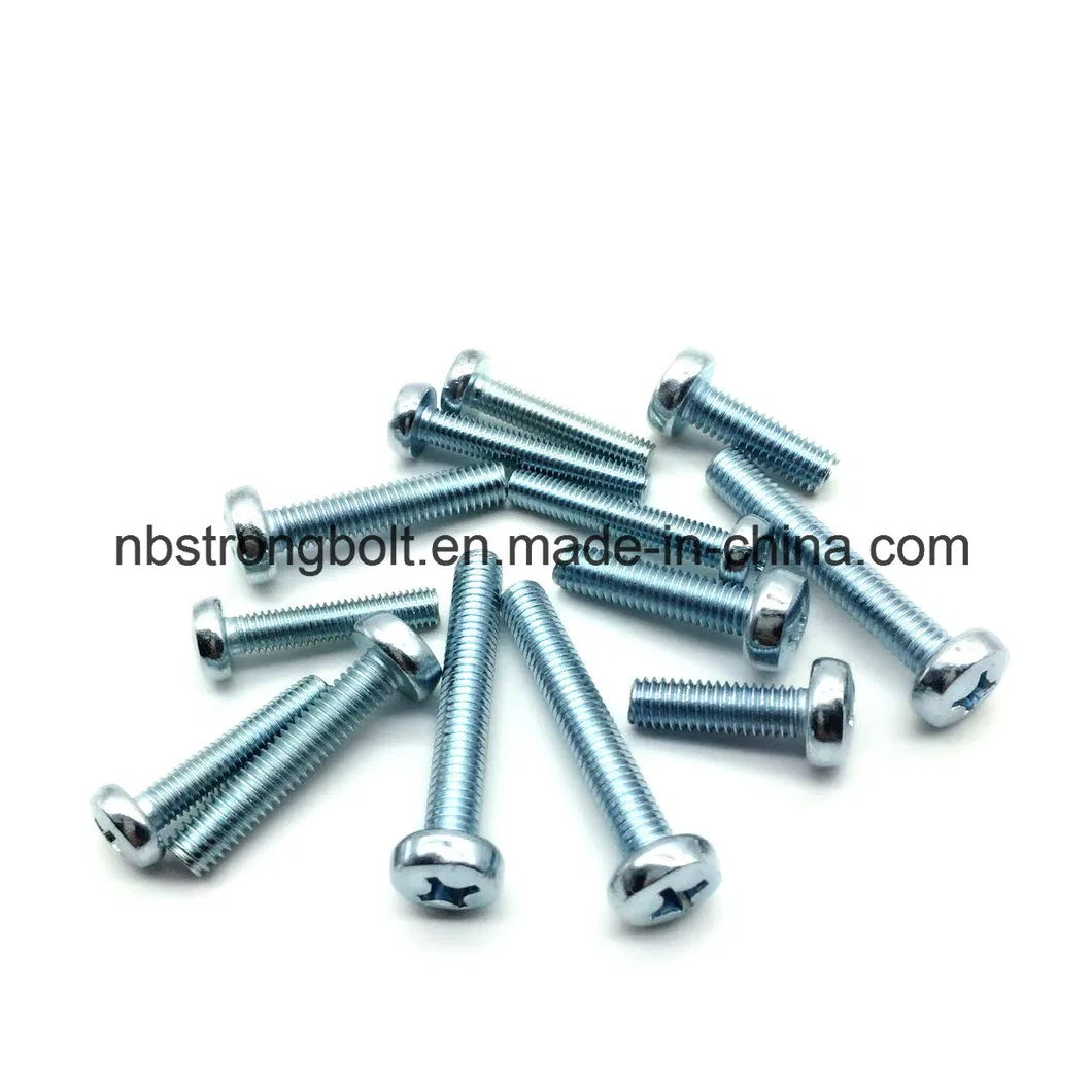 DIN7985 with Zinc pH Cross Recessed Raised Cheese Head Screw