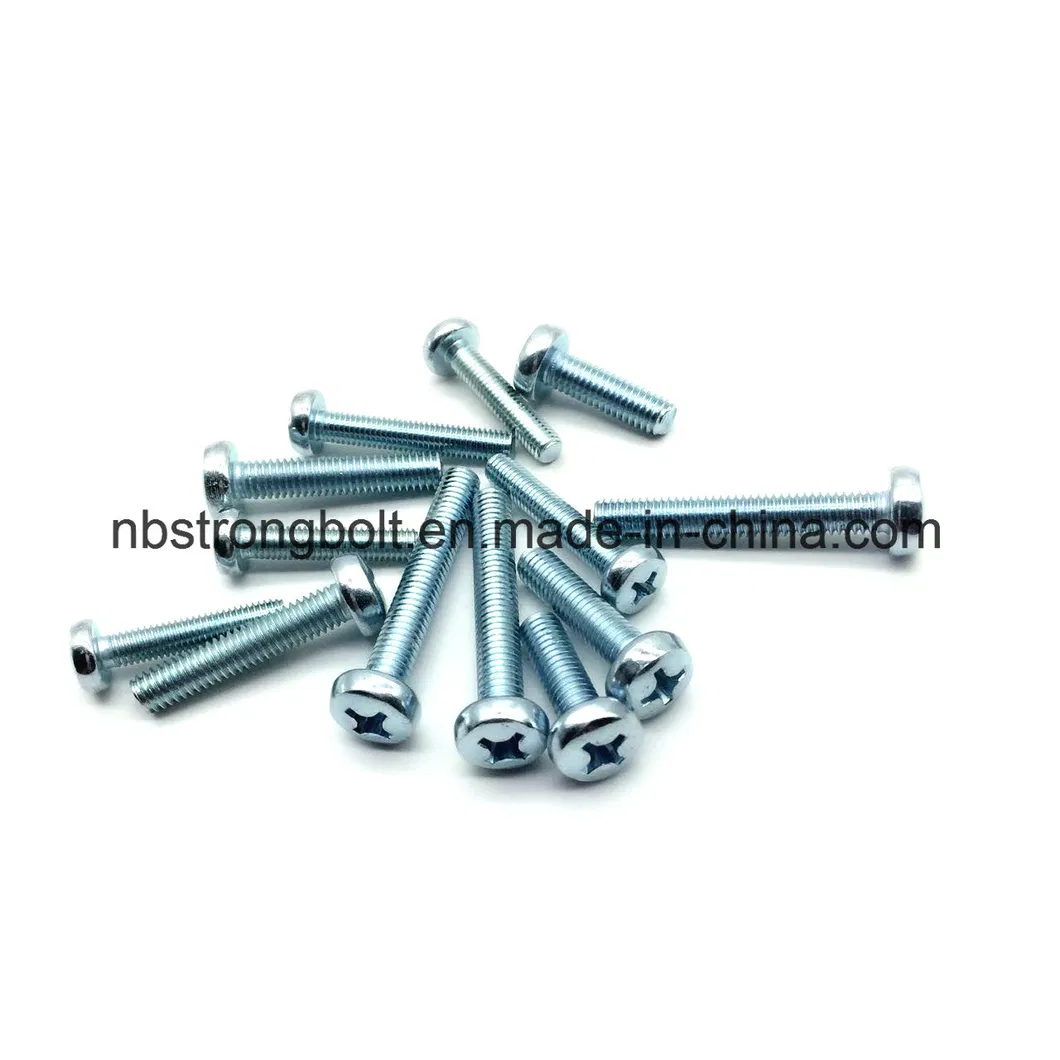 DIN7985 with Zinc pH Cross Recessed Raised Cheese Head Screw