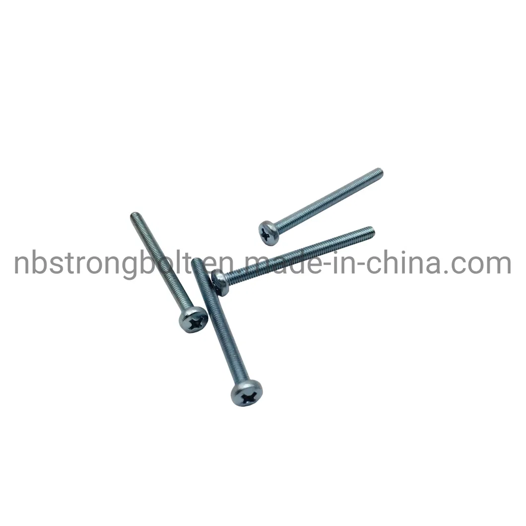 DIN7985 with Zinc pH Cross Recessed Raised Cheese Head Screw