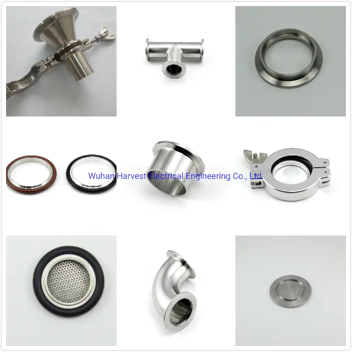 Factory Direct Sale Kf10 Kf16 Kf25 Kf40 Kf50 Kf Aluminum Center Ring with O-Ring Used for Semi-Conductor Industry