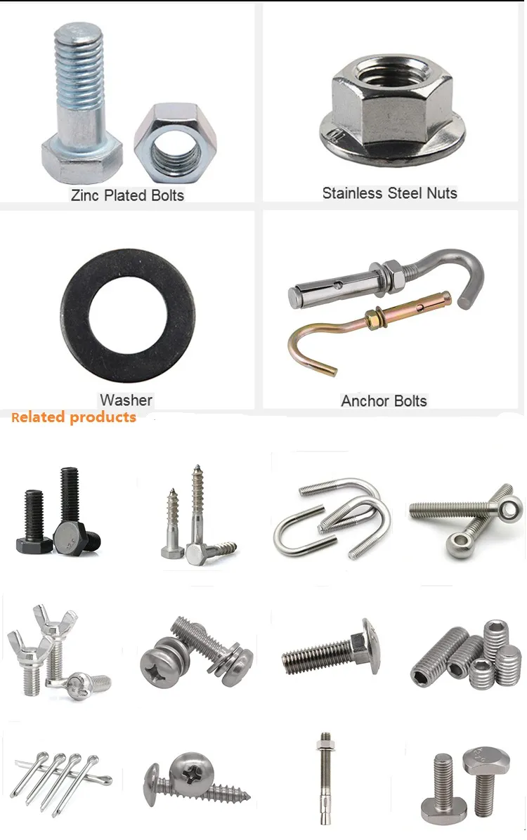 Galvanized Square U Bolts M8*92*80 GB Nut Matching