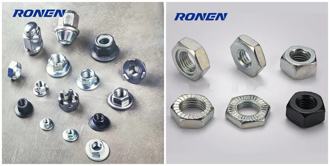 Hex Head Nut Hex Nylock Nut Hex Nuts Bolts Hex Nut M17