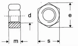 High Quality and Cheap Carbon Steel Norm Nut Precise and Cheap