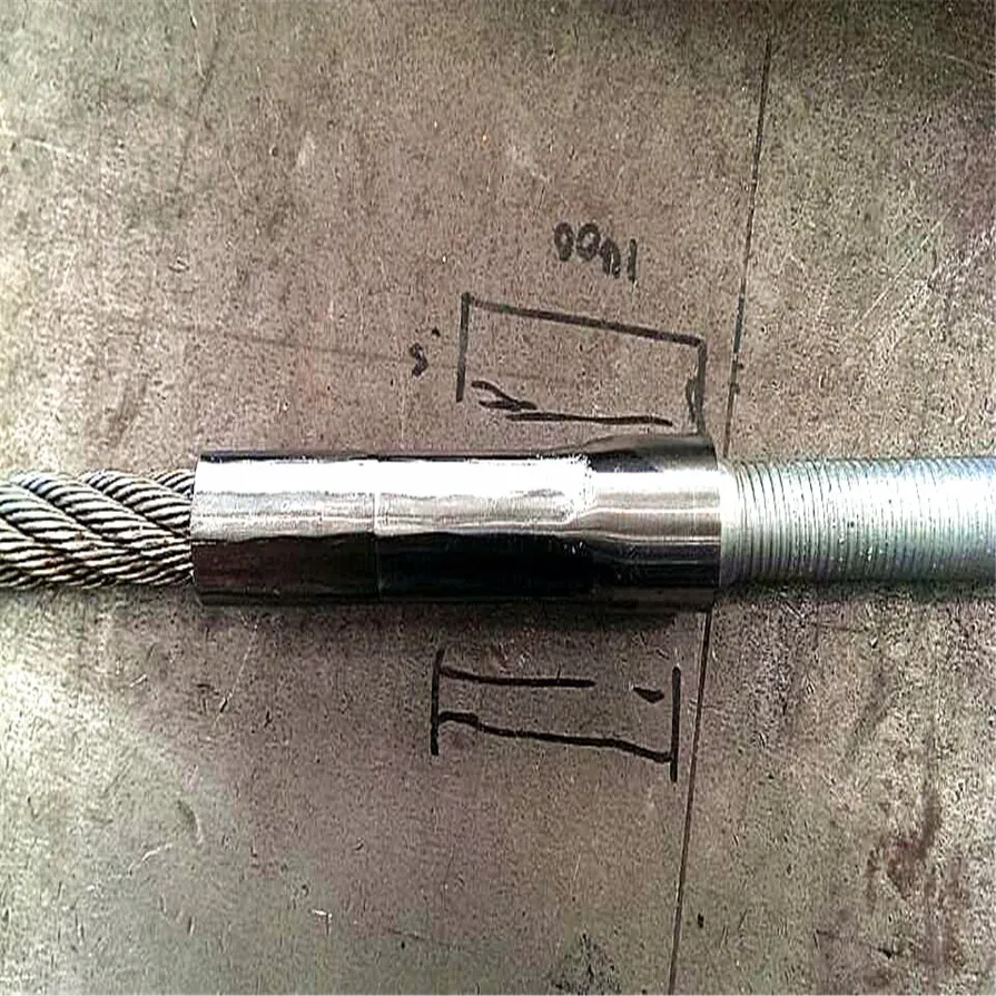 High Quality Wire Rope Stud Rod with Theads Splice Rod