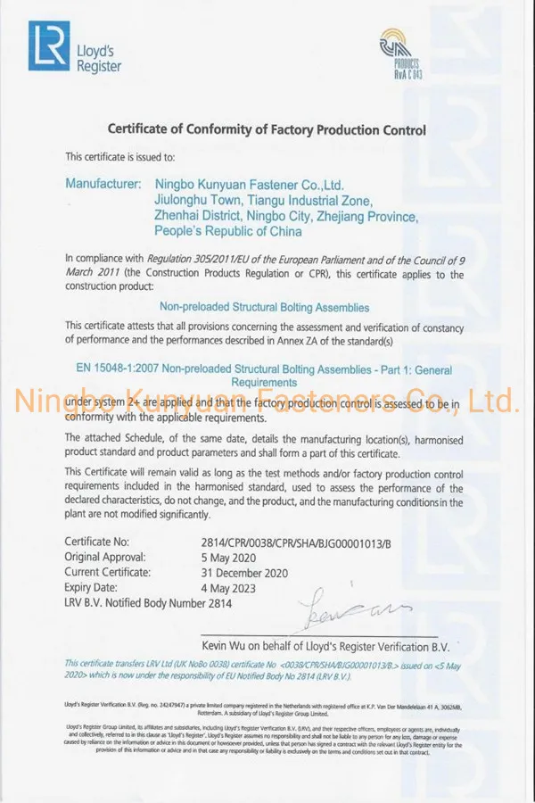 High Strength Large Hexagon Head Steel Structure Bolt Sets 10.9s Grade