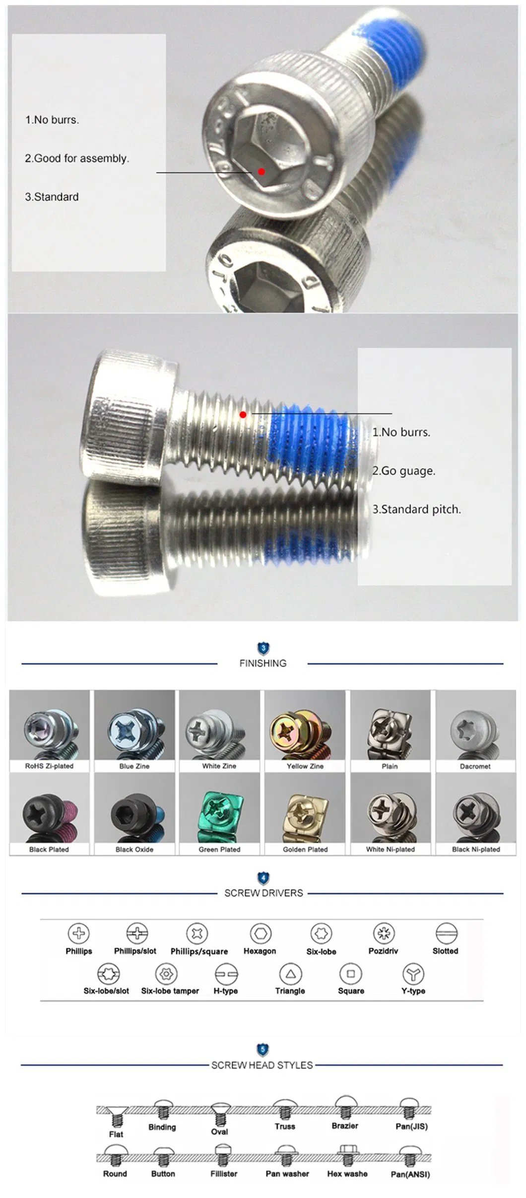 Hot DIP Galvanized Square Neck Bolts Mushroom Head Highway Guardrail Bolt and Nut