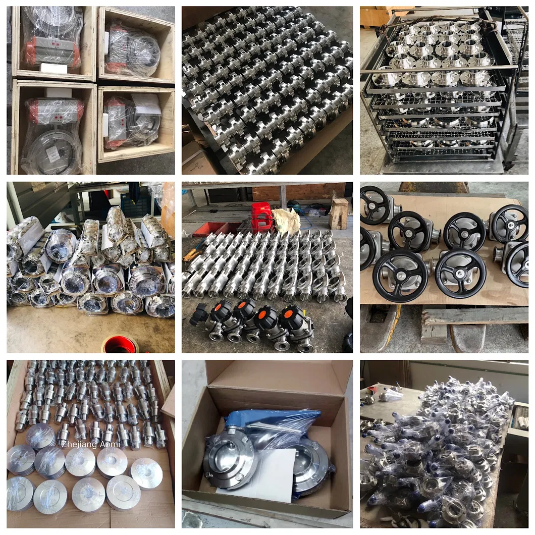 Hygienic Sanitary Stainless Steel Tube Pipe Fittings Round Blank Blind Nut with Chain