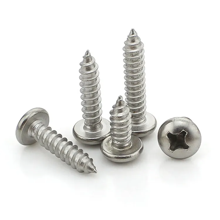 JIS B 1122 Stainless Steel Cross Recessed Pan Head Self Tapping Screws