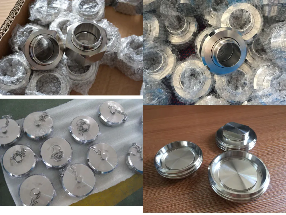 Joneng Stainless Steel Food Processing Dome End Pipe Cap Valve (JN-FL 7002) Made in China