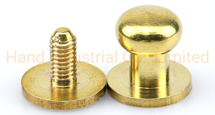 M3 M4 M5 Brass Nail Rivet Binding Nut Connector Bolt Nipple Chicago Male Female Screws
