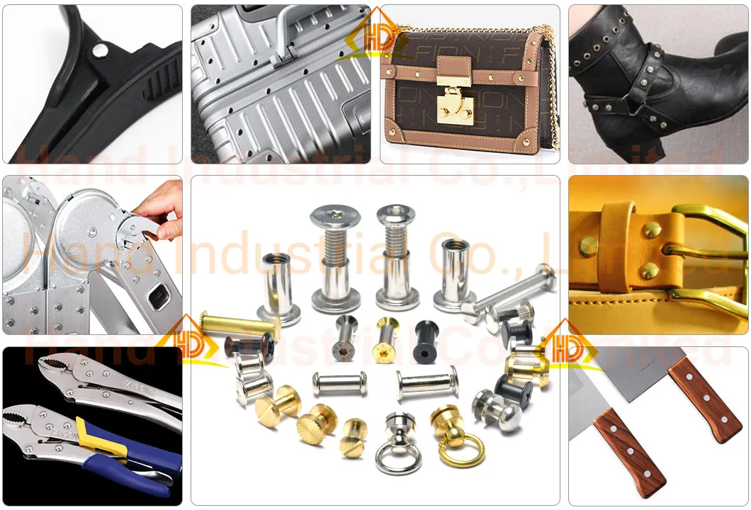 M3 M4 M6 M8 Brass Mate Gun Black Solid Male Female Binding Barrel Nut Dome Nipple Chicago Screw