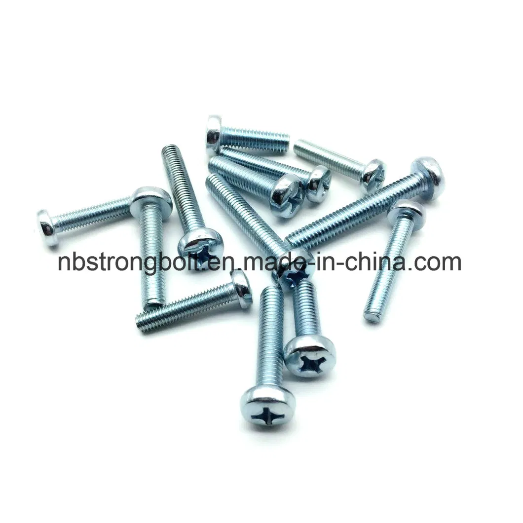 Machine Screw DIN7985 with Zinc Plated