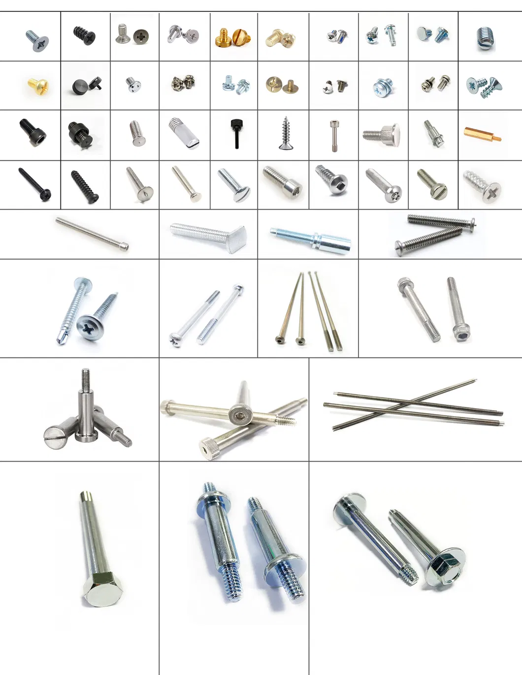 Pan Phillips Head Self Tapping Screws for Plastic