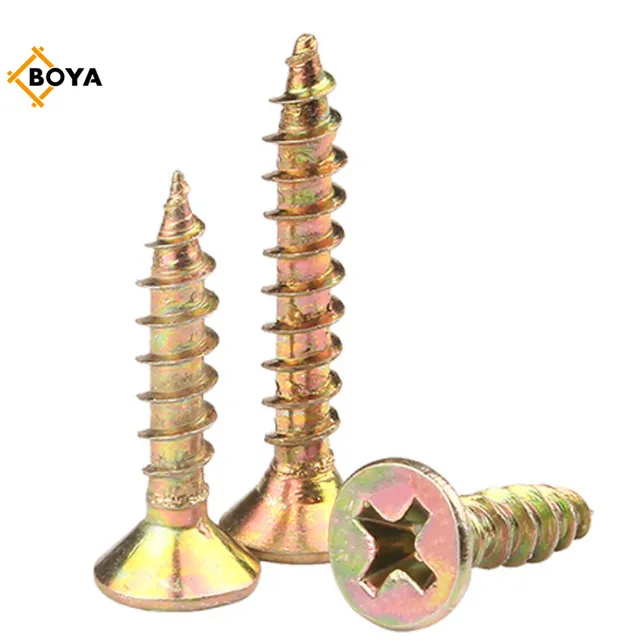 Screw Nail Outside Screws/Chipboard Screw/Flat Pozi Drive Chipboard Screw M4X50