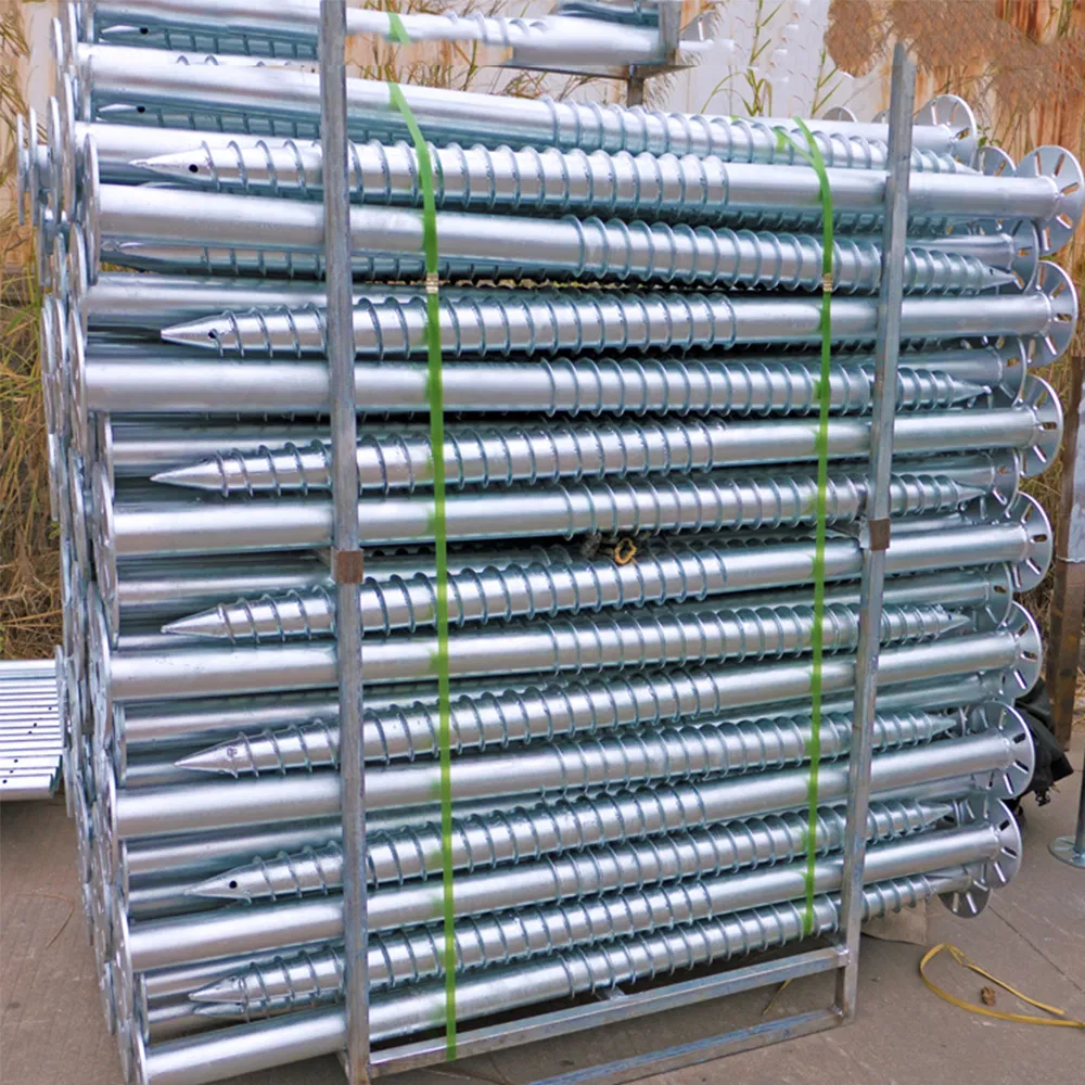 Solar Ground Screws Helical Piles