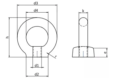 Stainless Steel DIN 582 Eye Nut