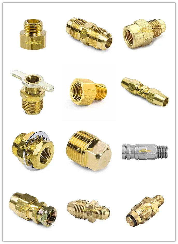 Thread 3/8 NPT Union Brass Pipe Fittings for Brass Pipe Adapter