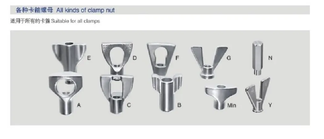 Various Tri Clamp Pin Nut