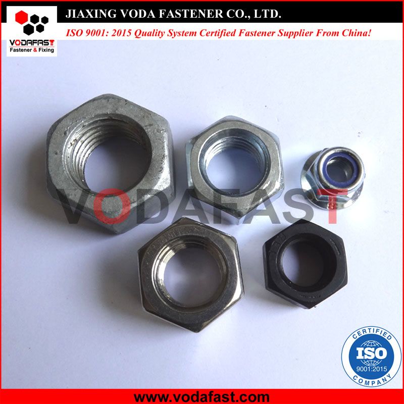 Vodafast DIN 6331 Galvanized Steel Hexagonal Nut with Collar