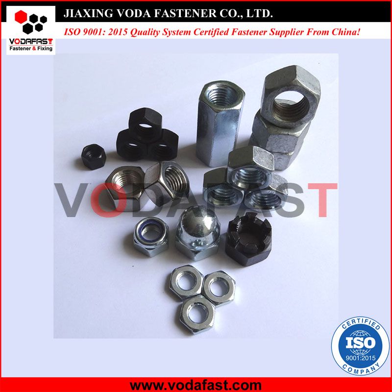 Vodafast DIN 6331 Galvanized Steel Hexagonal Nut with Collar
