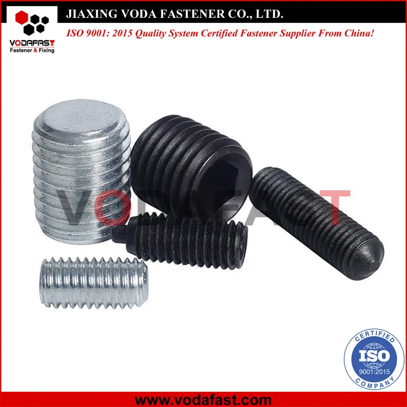 Vodafast ISO 4028 DIN 915 Hexagon Socket Set Screw with Dog Point Stainless Steel