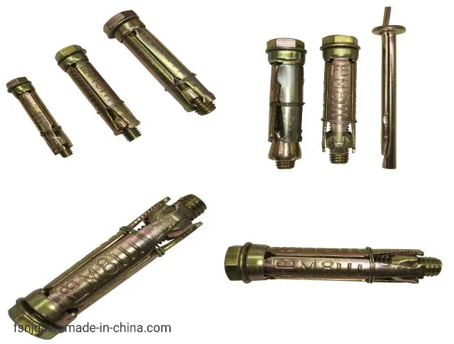 Yellow Galvanized 4PCS Fix Anchor