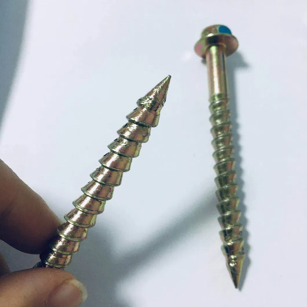 Zinc Plated Hex Flange Head Self Tapping Screw with Washers